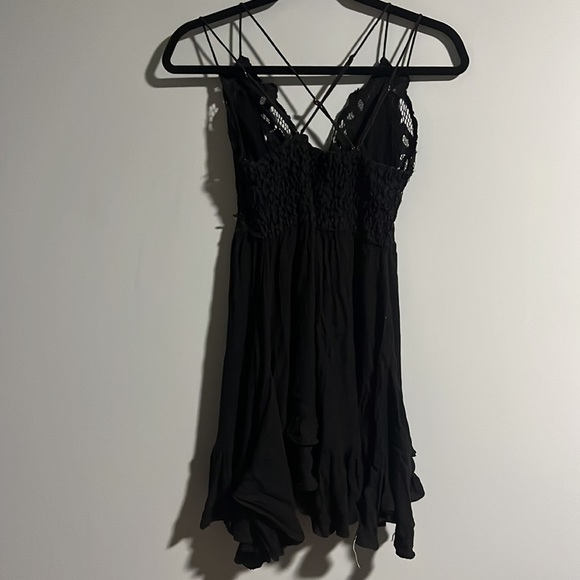 Free People One Adella Black Slip Dress - Picture 5 of 6